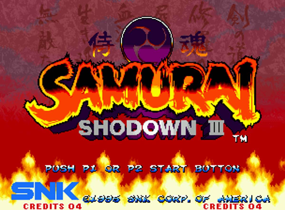 Samurai Shodown III: Blades of Blood ROM - Neo Geo screenshot 1