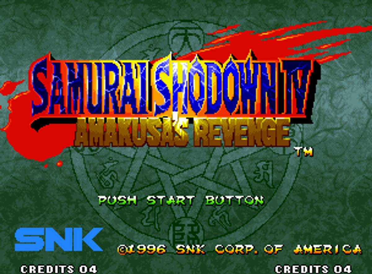 Samurai Shodown IV: Amakusa's Revenge ROM - Neo Geo screenshot 1
