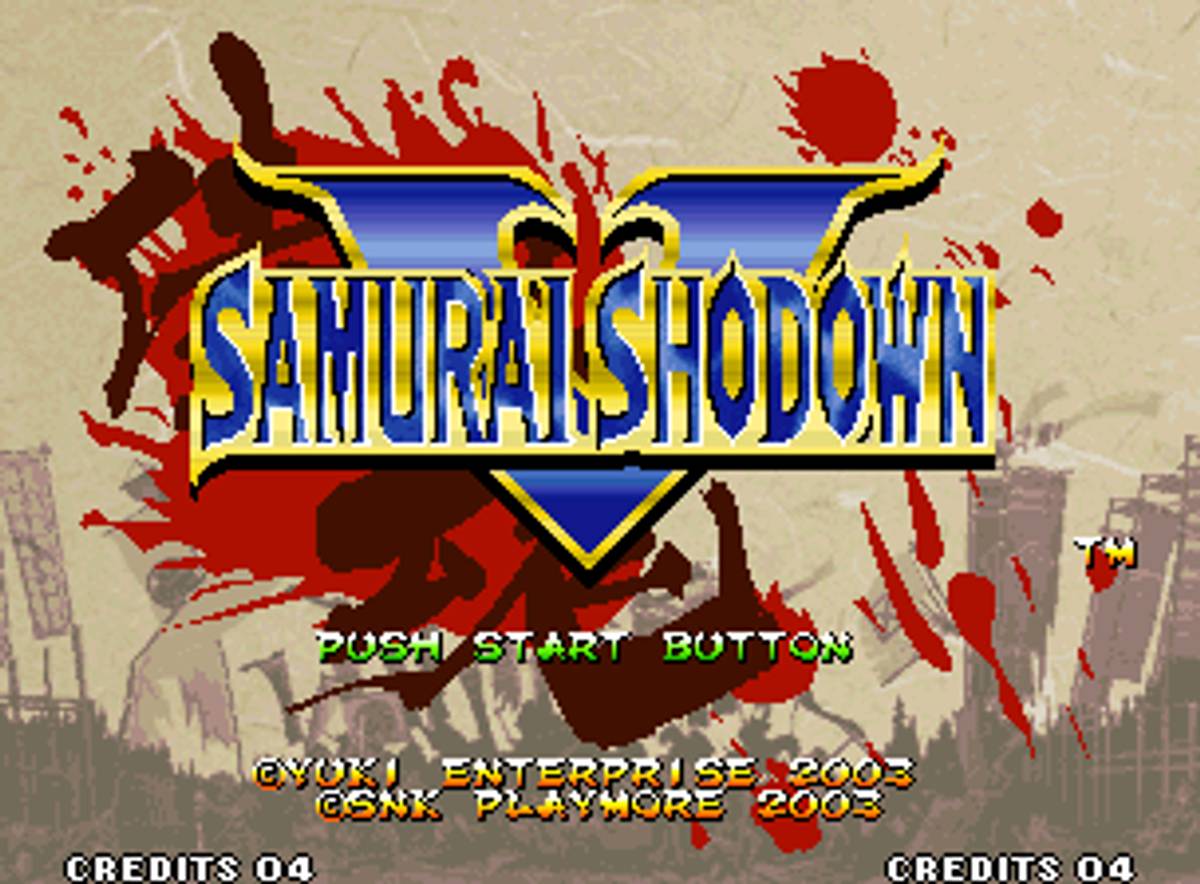 Samurai Shodown V ROM - Neo Geo screenshot 1