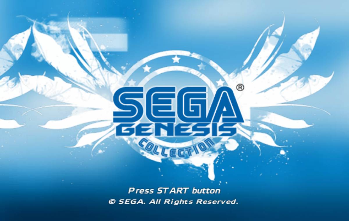 Sega Genesis Collection ISO - PS2 screenshot 1