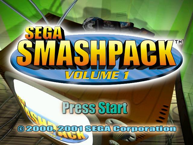 Sega Smash Pack: Volume 1 ISO - Dreamcast screenshot 1