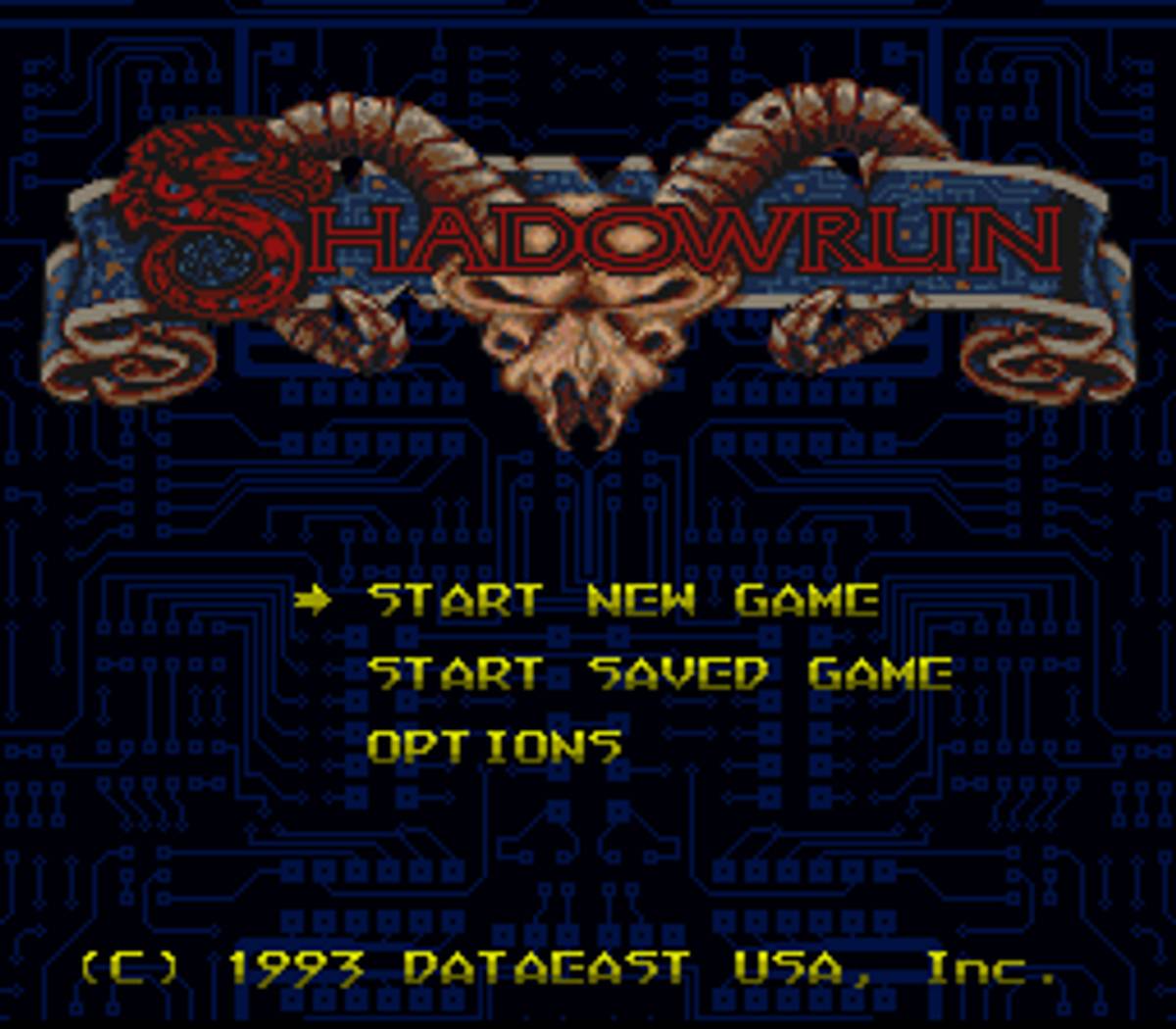 Shadowrun ROM - SNES screenshot 1