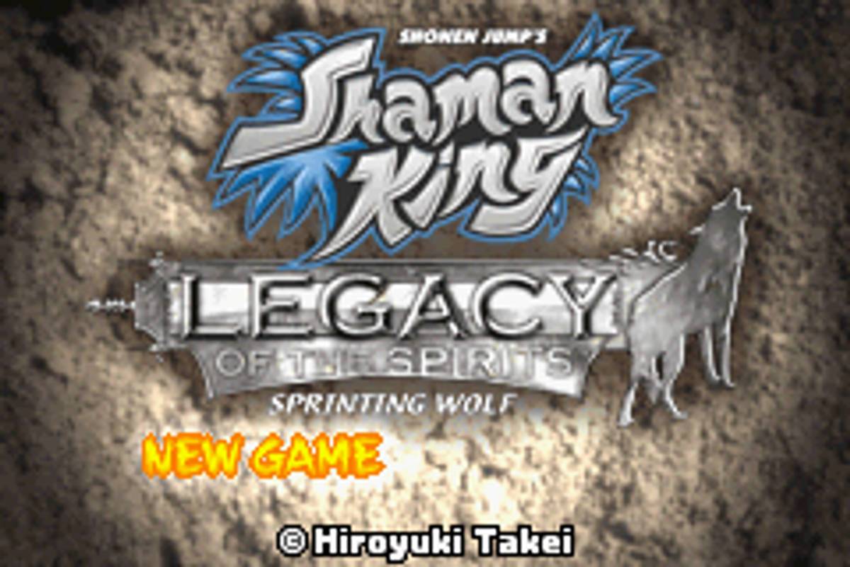 Shaman King: Legacy of the Spirits - Sprinting Wolf ROM - GBA screenshot 1