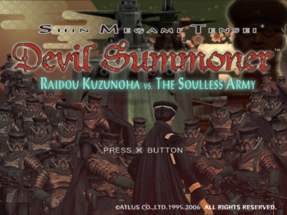 Shin Megami Tensei: Devil Summoner - Raidou Kuzunoha vs. the Soulless Army ISO - PS2 screenshot 1