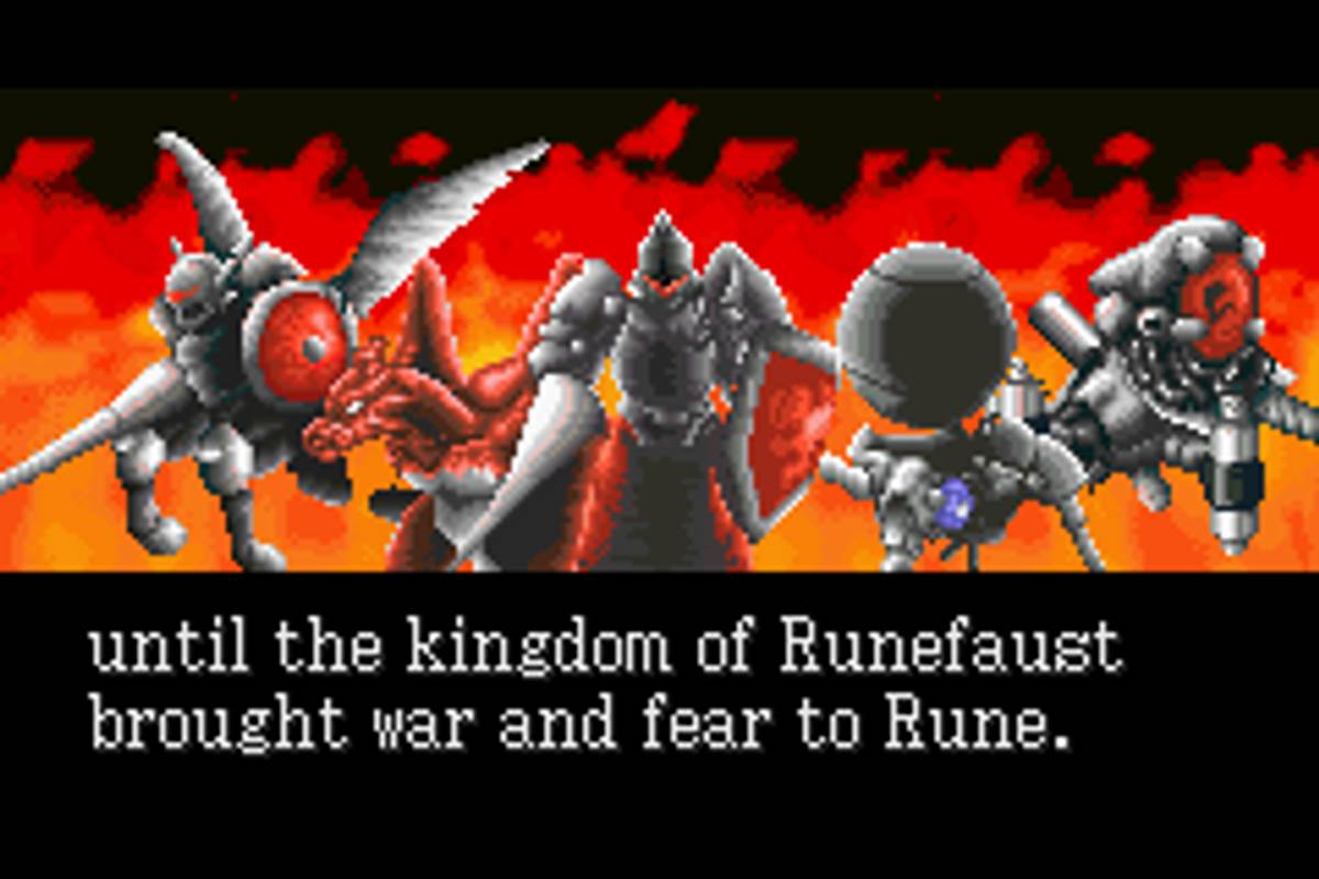 Shining Force: Resurrection of the Dark Dragon ROM - GBA screenshot 1