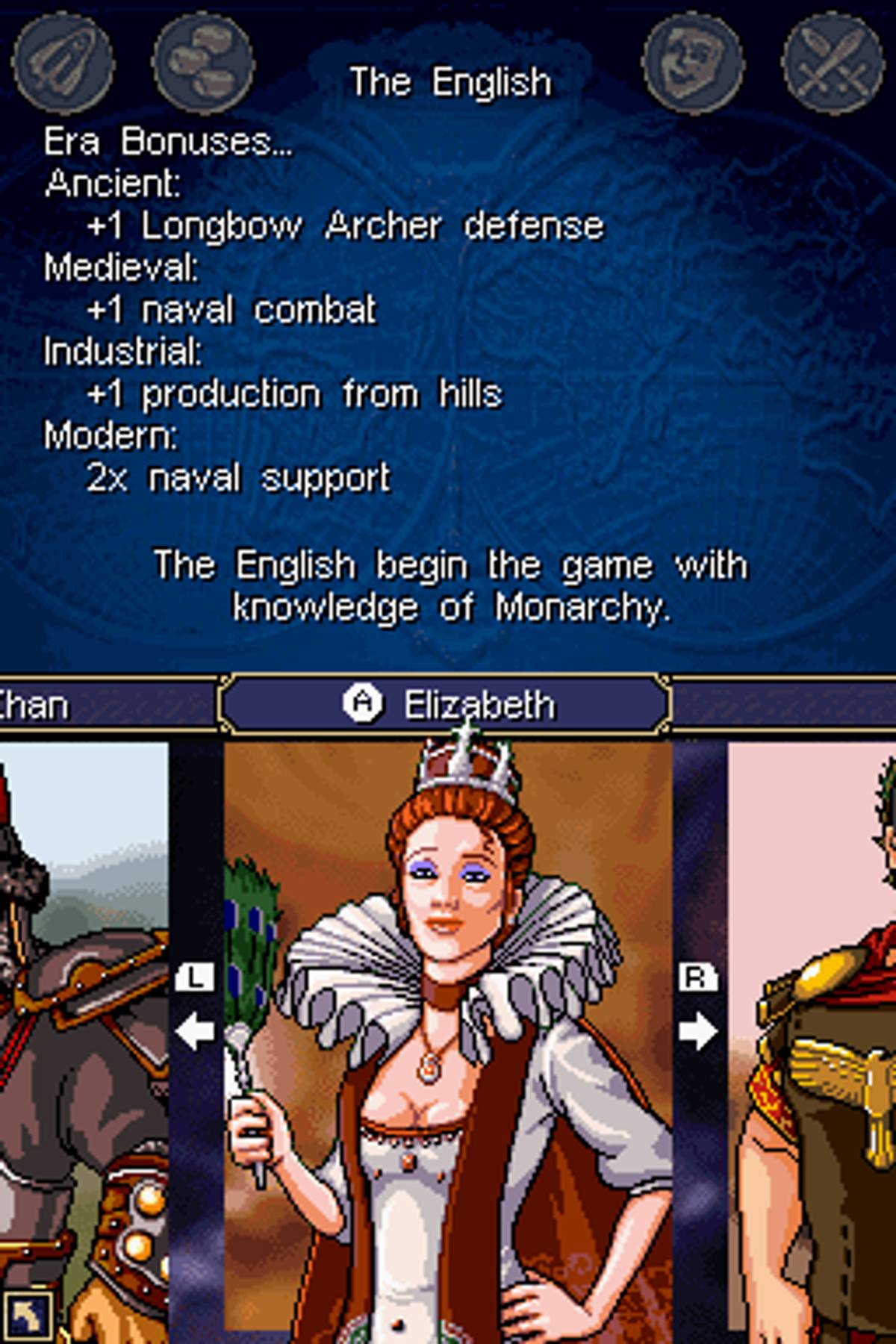 Sid Meier's Civilization: Revolution ROM - NDS screenshot 2