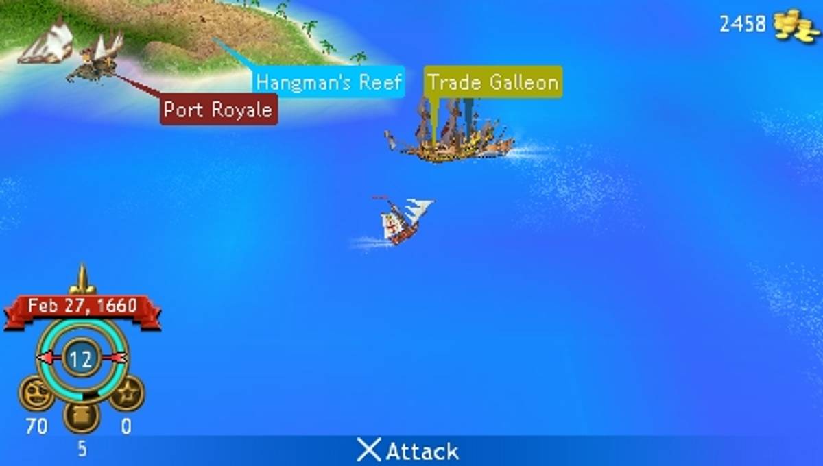Sid Meier's Pirates! ISO - PSP screenshot 3