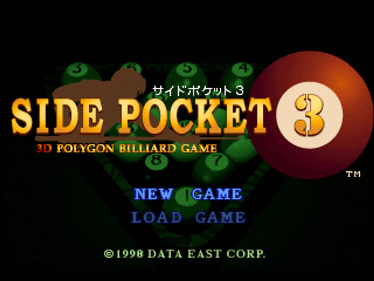 Side Pocket 3: 3D Polygon Billiard Game ISO - PS1 screenshot 1
