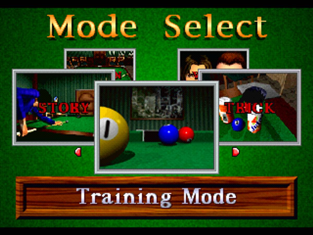 Side Pocket 3: 3D Polygon Billiard Game ISO - PS1 screenshot 3
