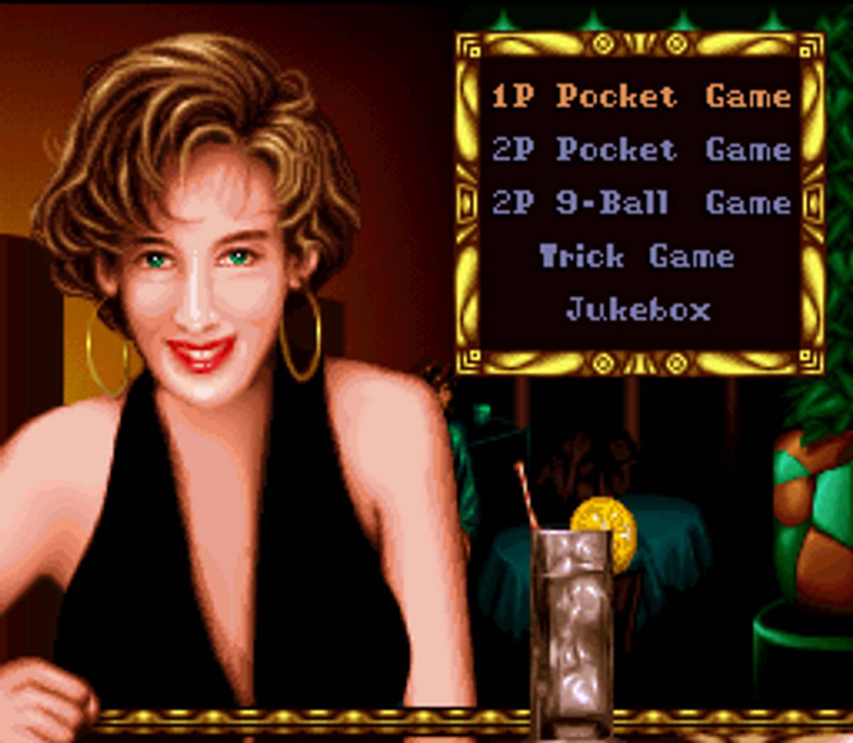 Side Pocket ROM - SNES screenshot 2