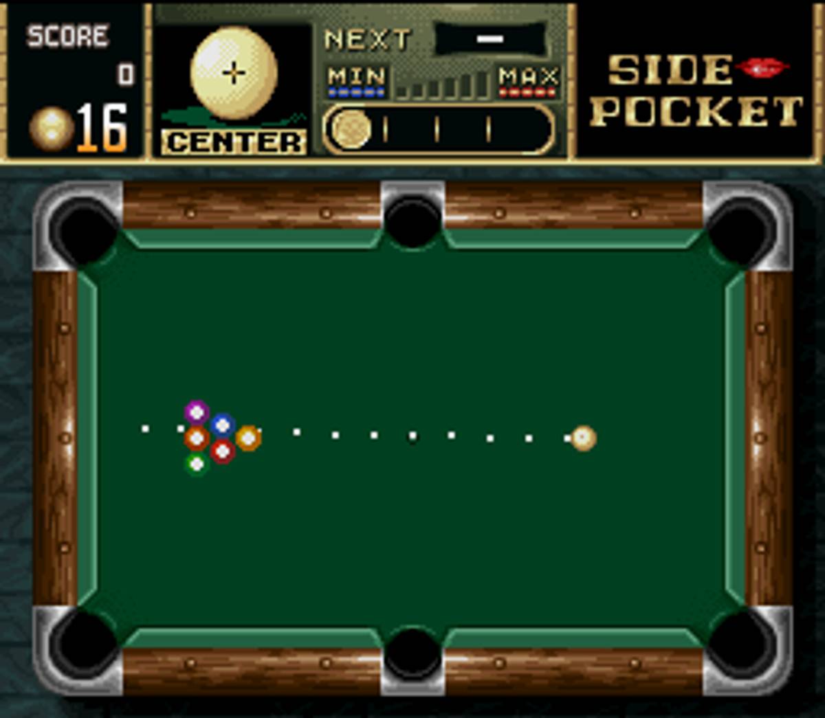 Side Pocket ROM - SNES screenshot 7