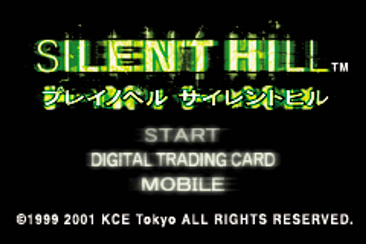 Silent Hill: Play Novel ROM - GBA screenshot 1