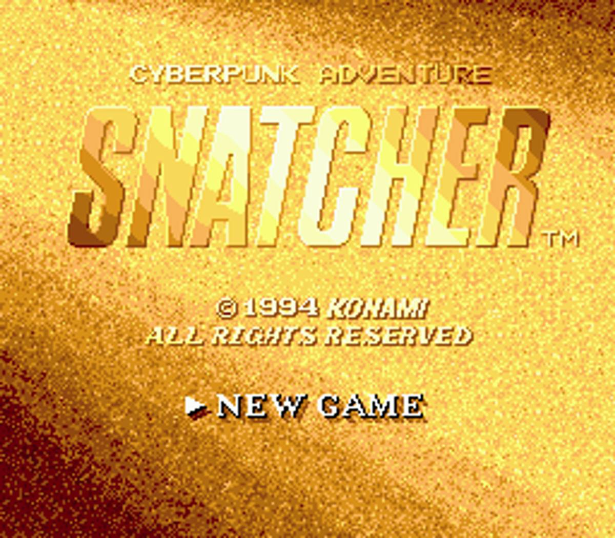 Snatcher ROM - Genesis screenshot 1