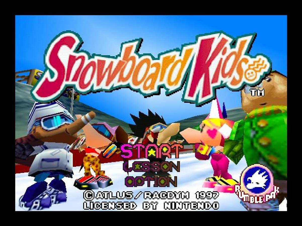 Snowboard Kids ROM - N64 screenshot 1