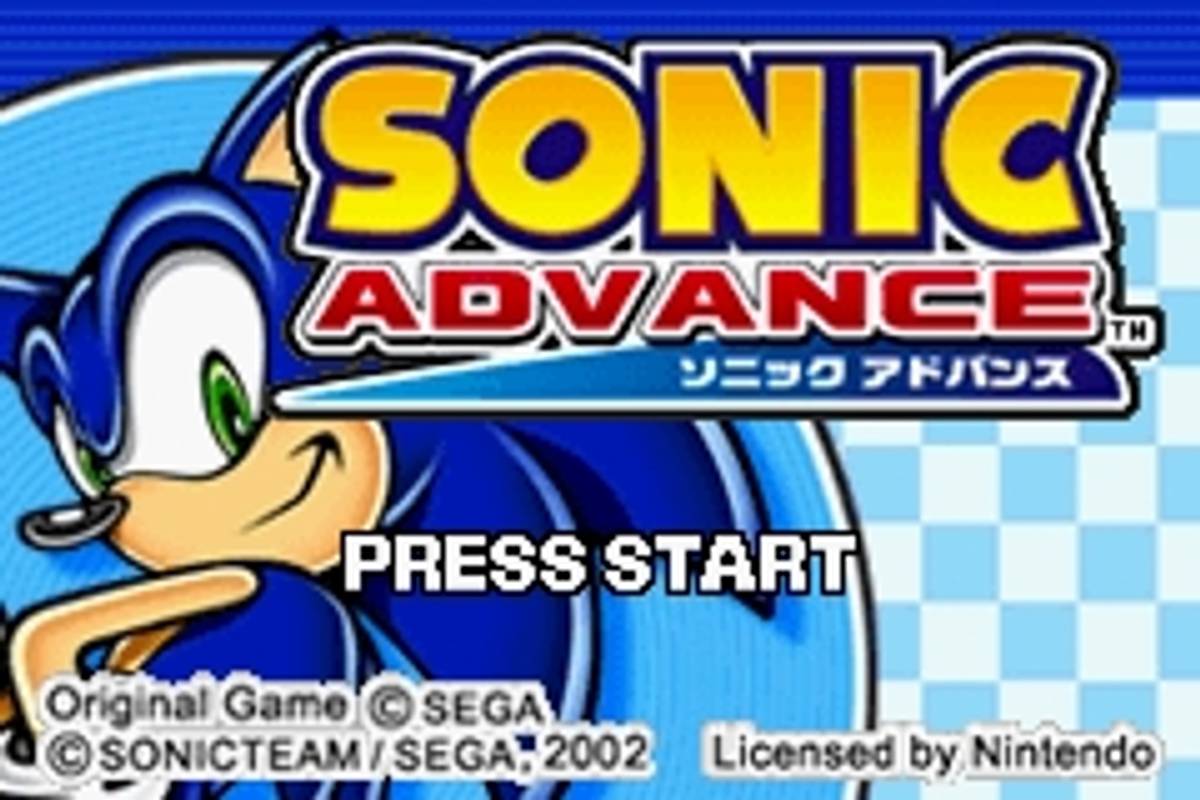 Sonic Advance ROM - GBA screenshot 1