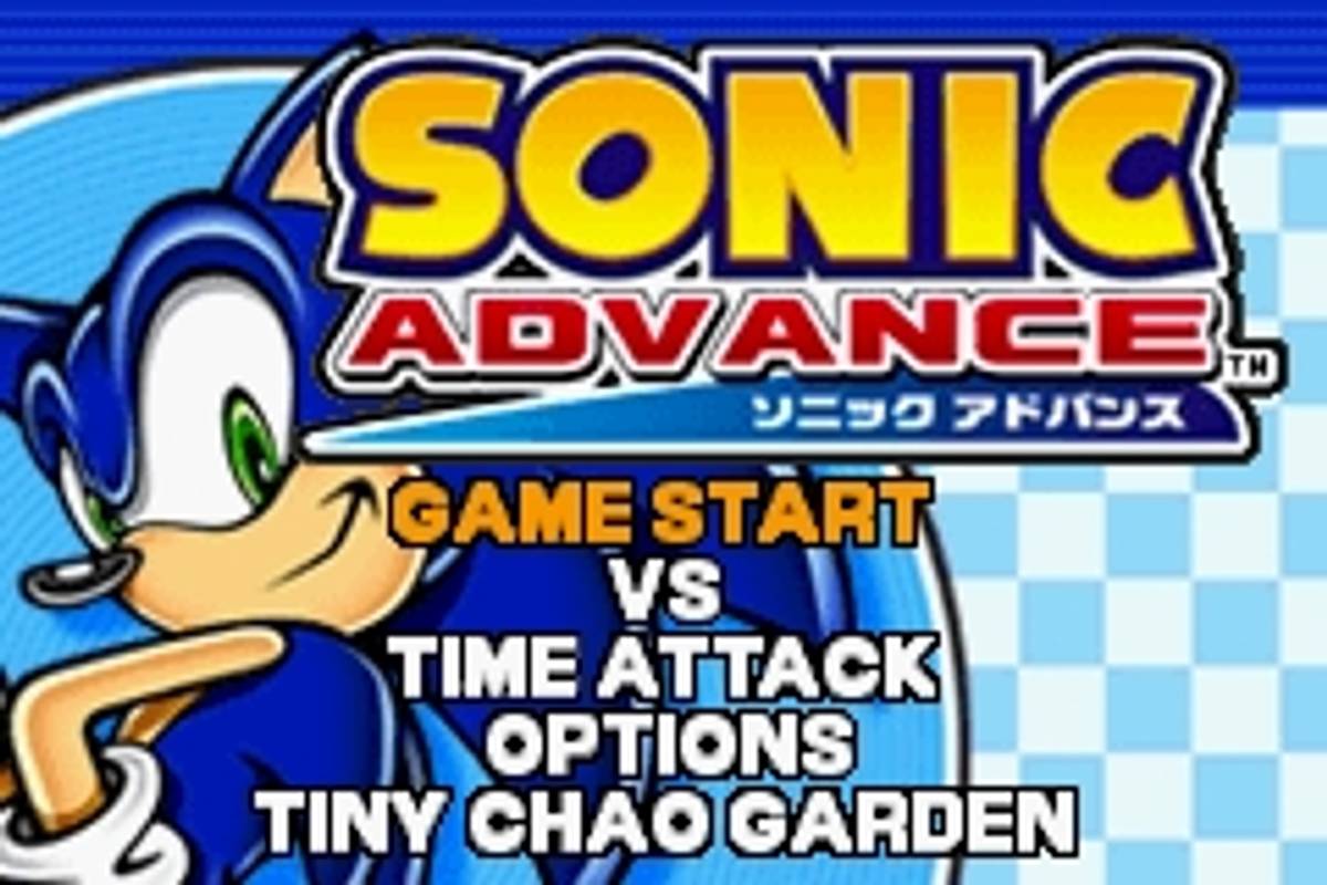 Sonic Advance ROM - GBA screenshot 2