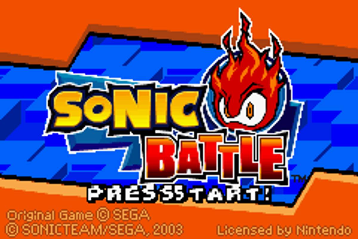 Sonic Battle ROM - GBA screenshot 1