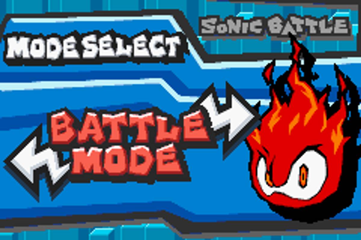 Sonic Battle ROM - GBA screenshot 3