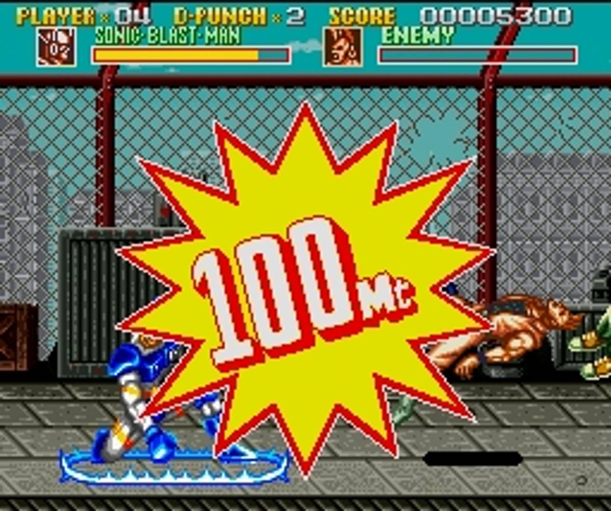 Sonic Blast Man ROM - SNES screenshot 4
