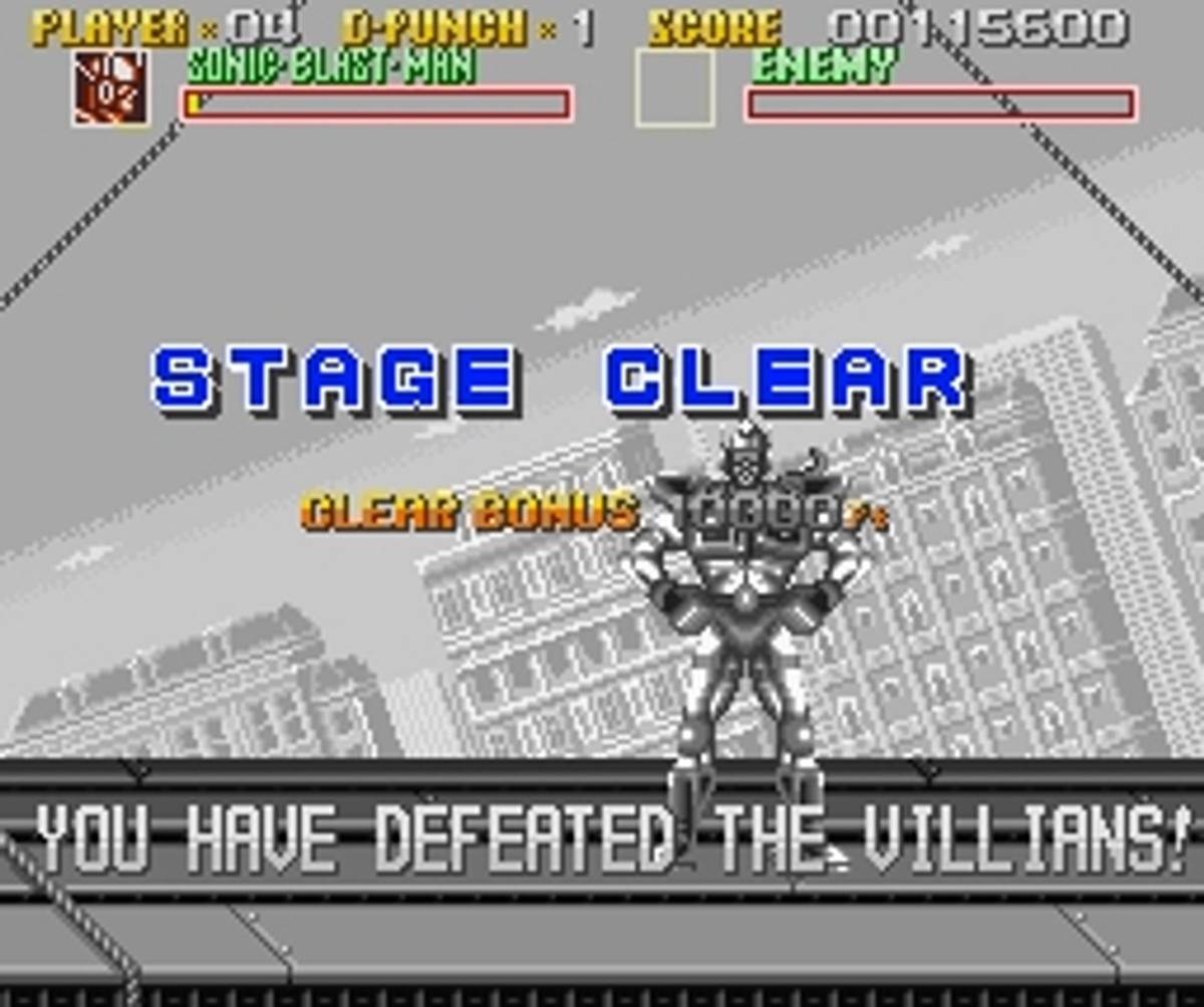 Sonic Blast Man ROM - SNES screenshot 9