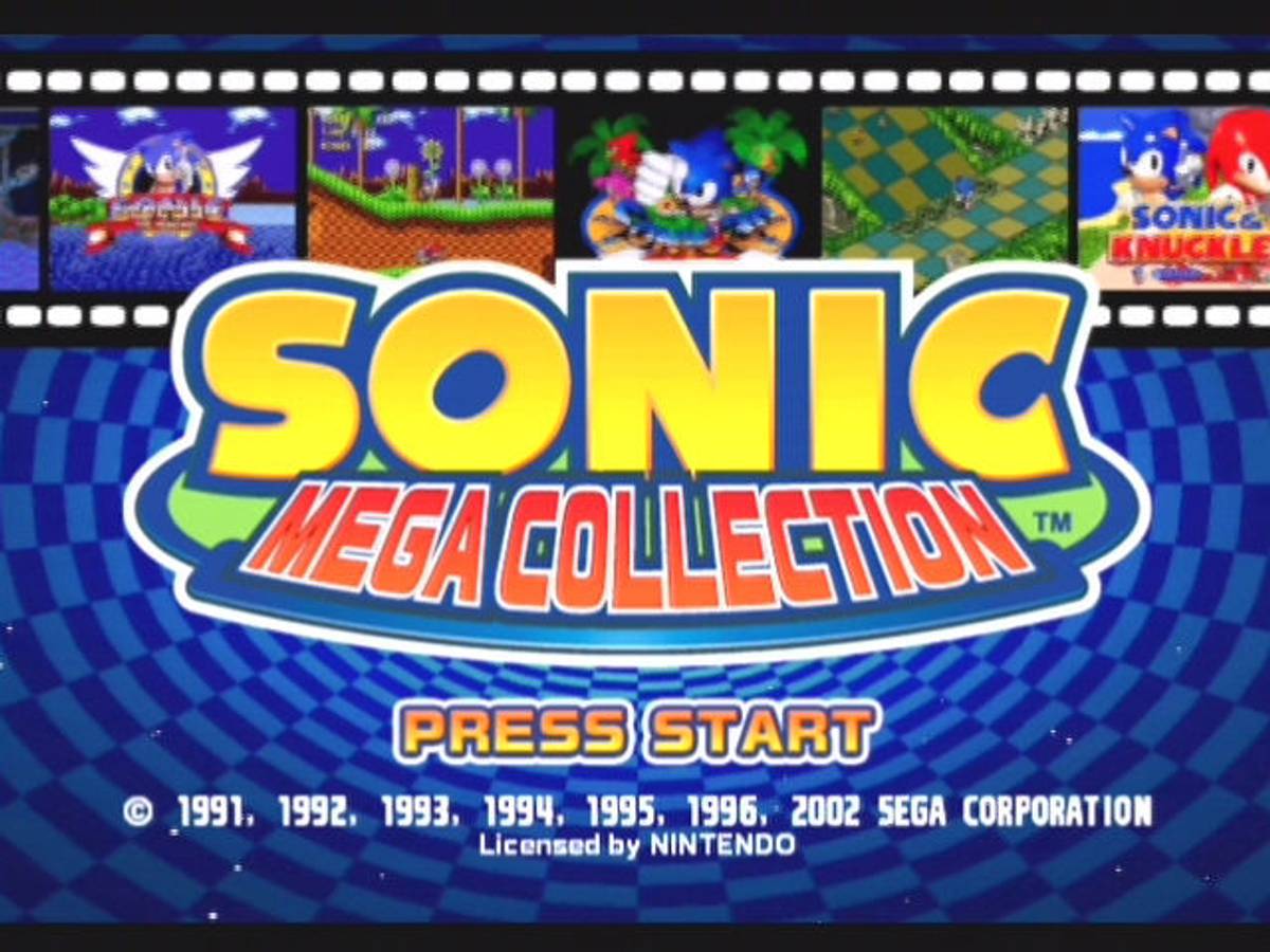 Sonic Mega Collection ISO - GameCube screenshot 1