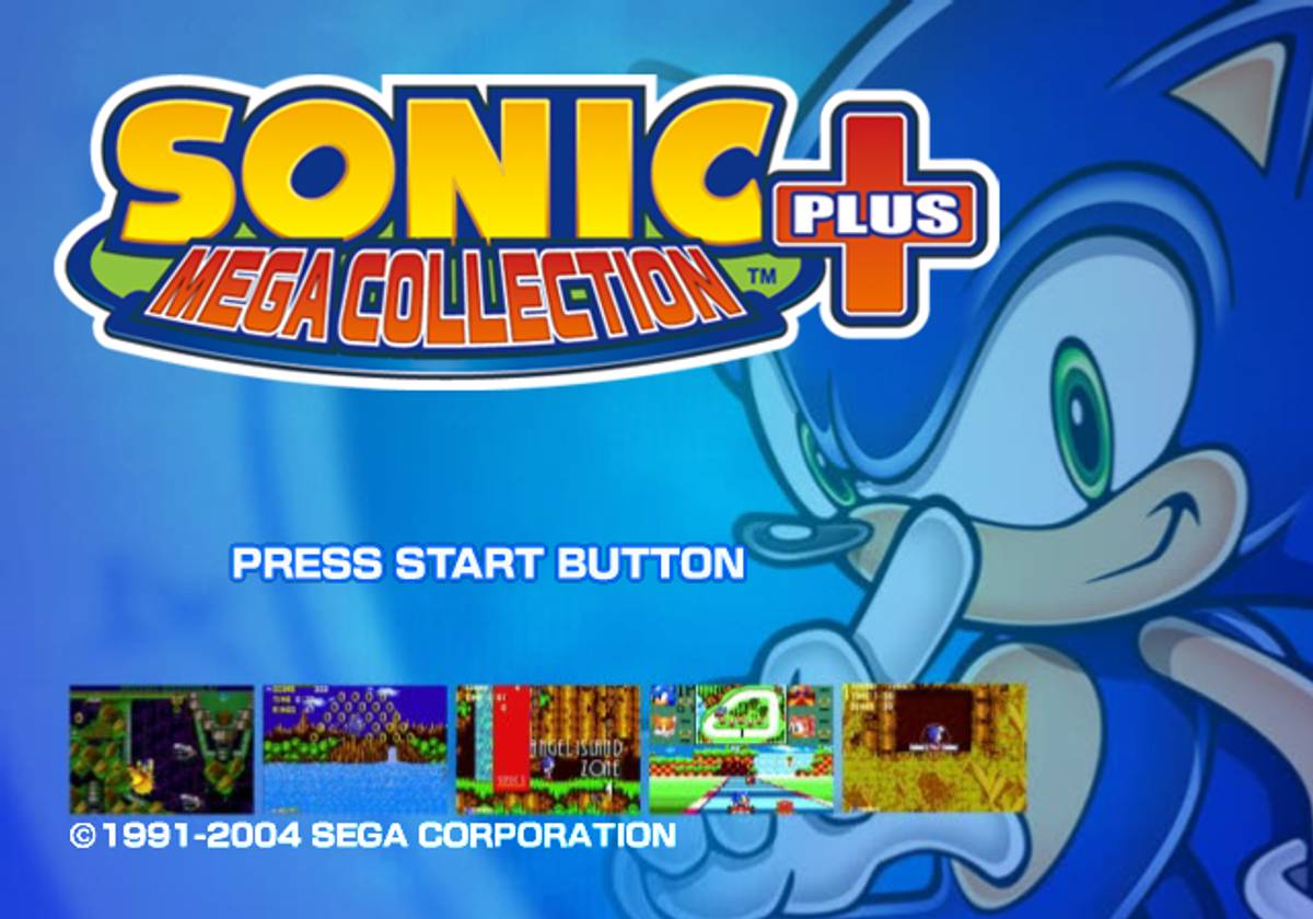 Sonic Mega Collection Plus ISO - PS2 screenshot 1