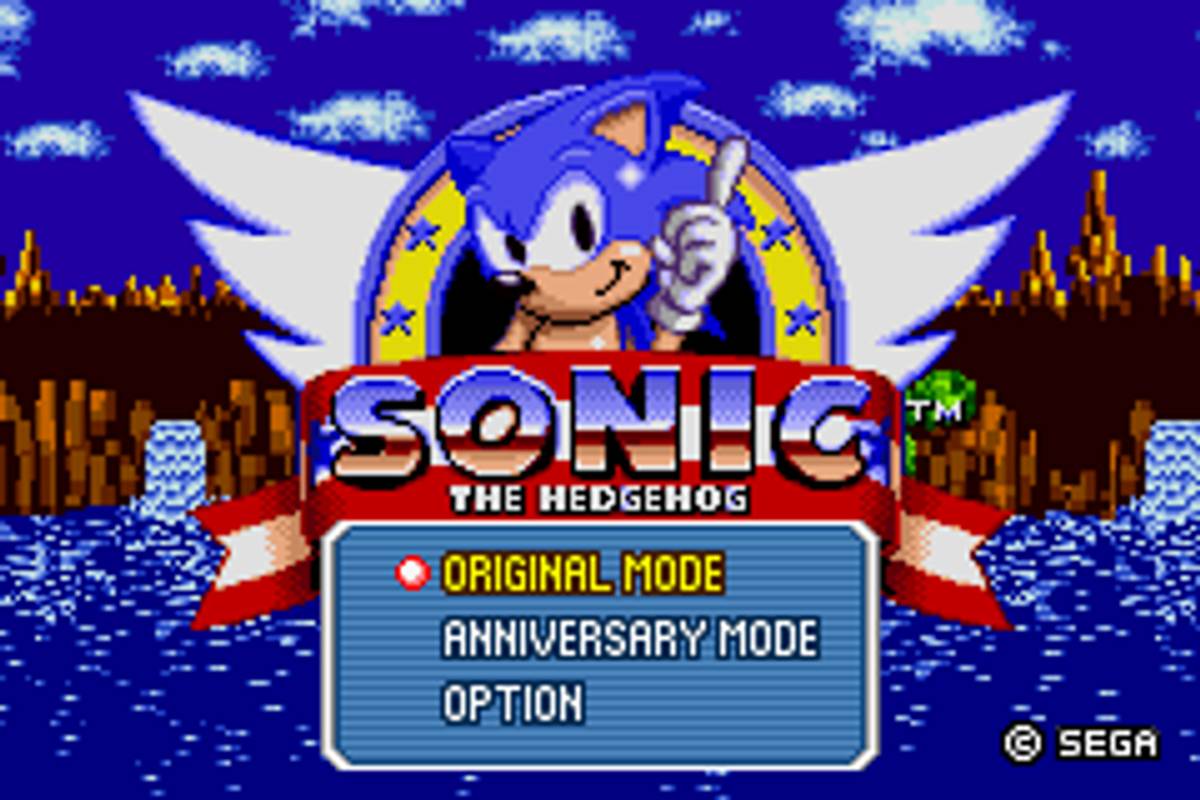 Sonic the Hedgehog: Genesis ROM - GBA screenshot 1