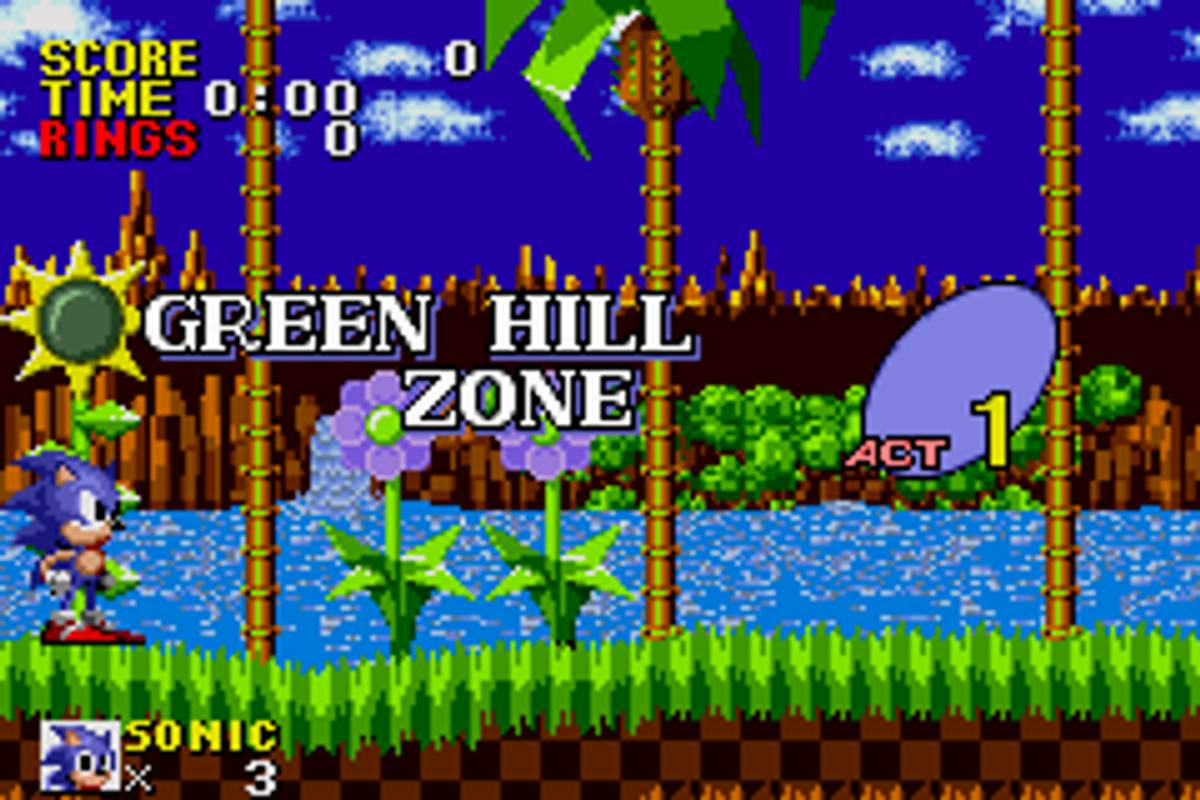 Sonic the Hedgehog: Genesis ROM - GBA screenshot 2
