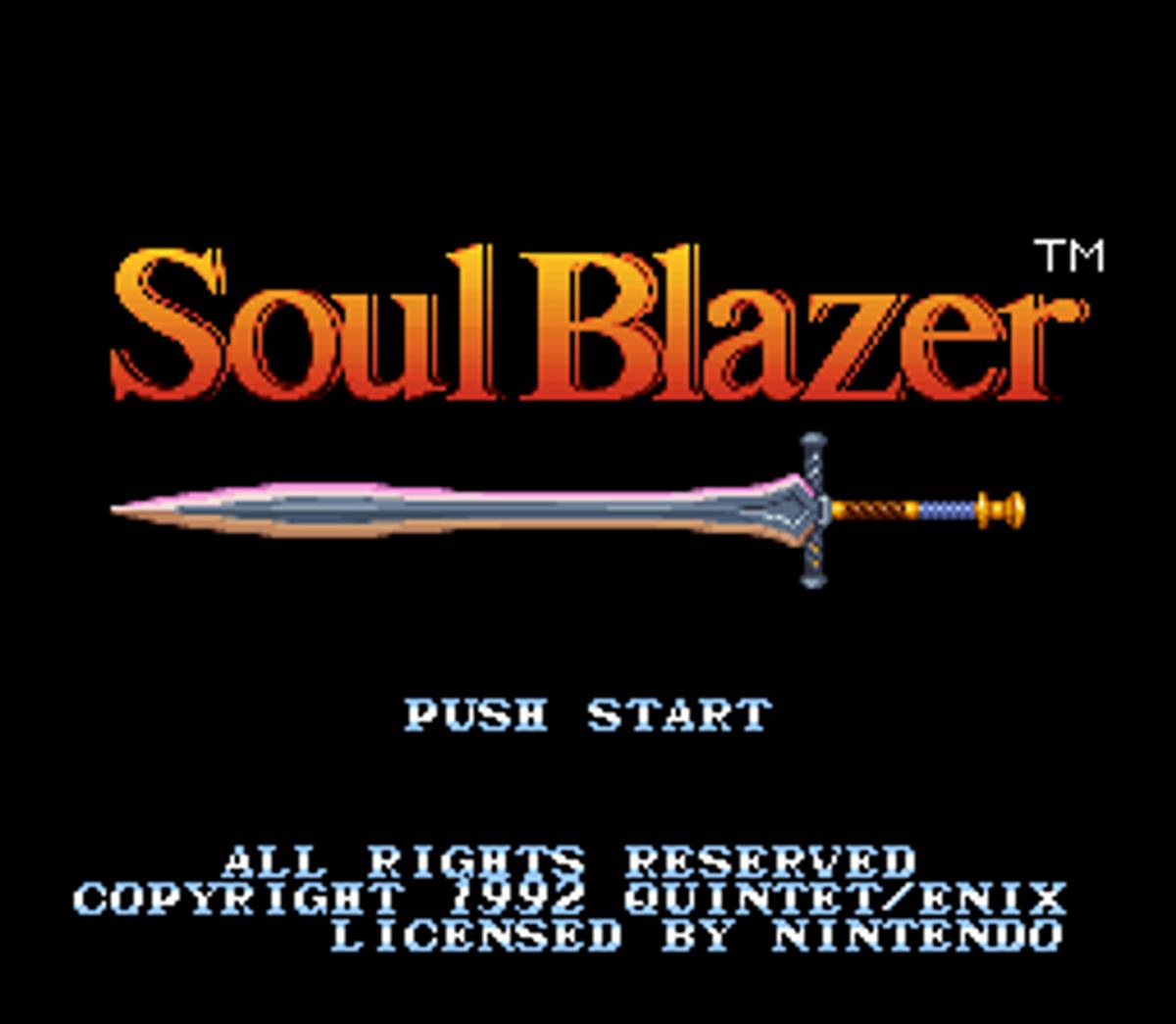 Soul Blazer ROM - SNES screenshot 1