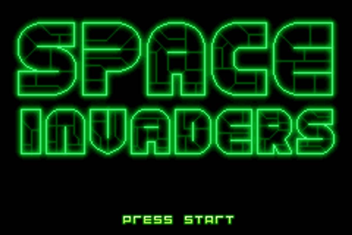 Space Invaders ROM - GBA screenshot 1