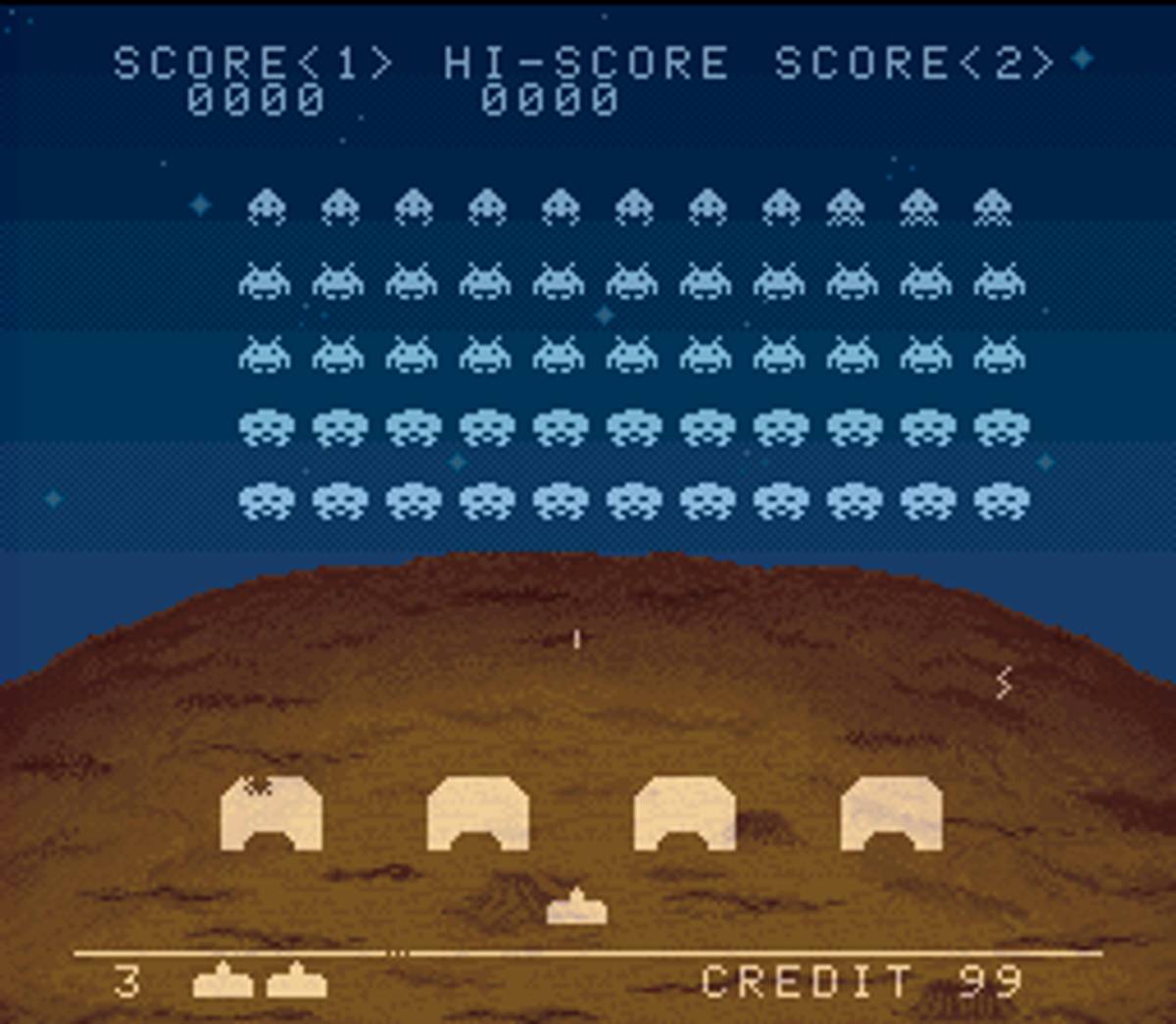 Space Invaders ROM - SNES screenshot 5