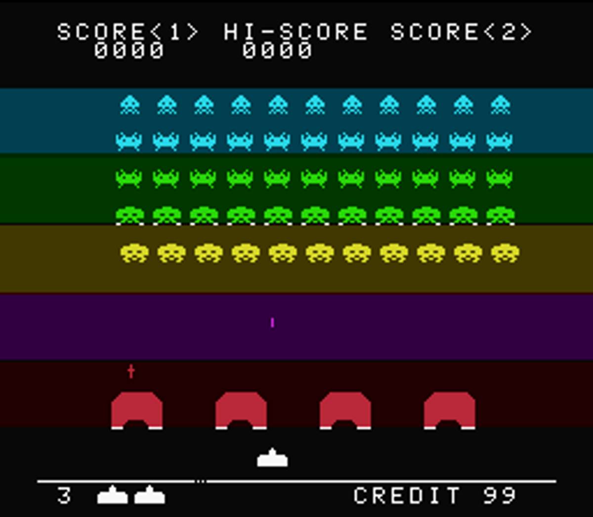 Space Invaders ROM - SNES screenshot 7