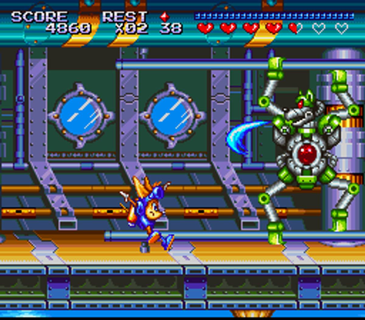 Sparkster ROM - SNES screenshot 10