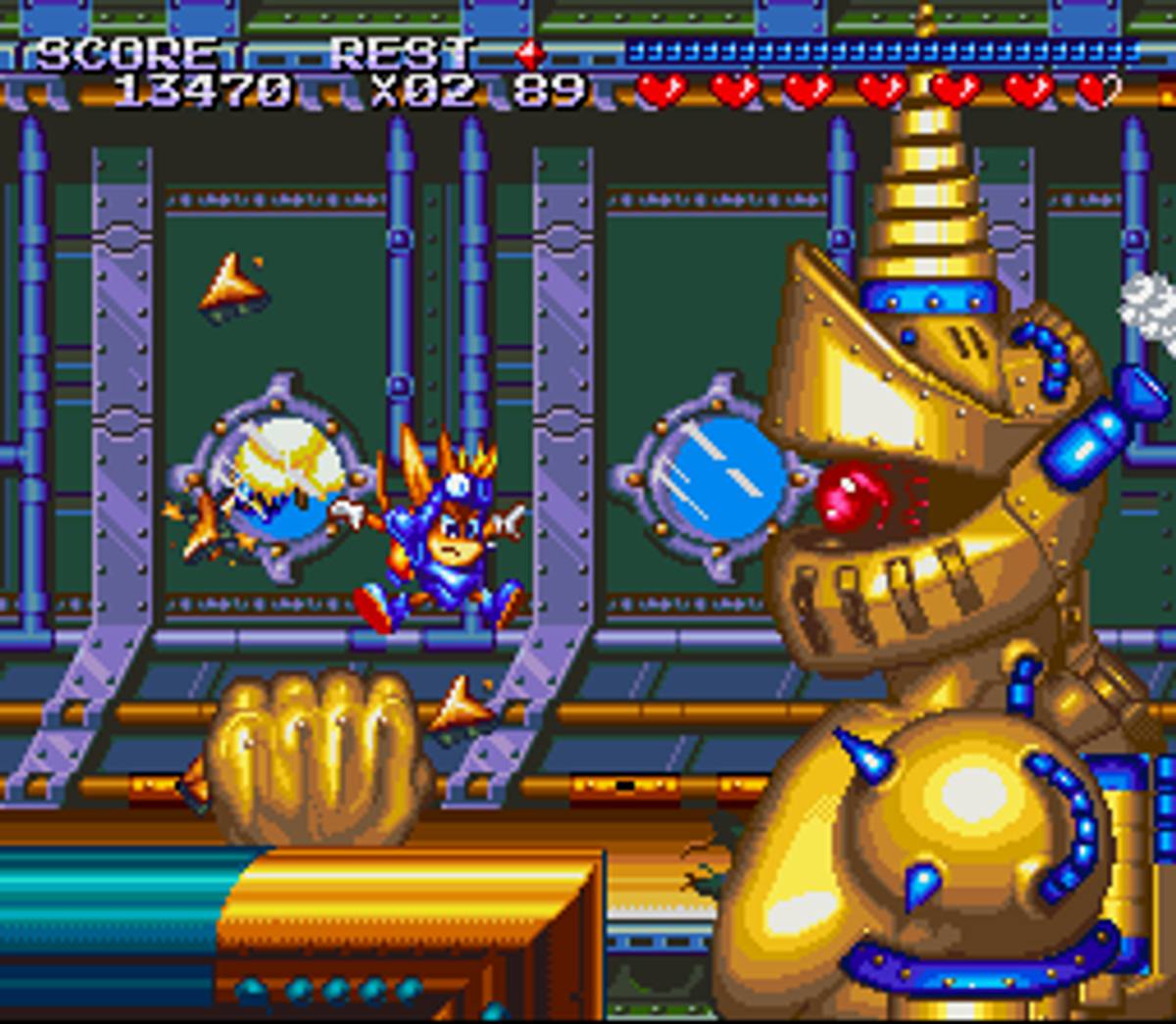 Sparkster ROM - SNES screenshot 4