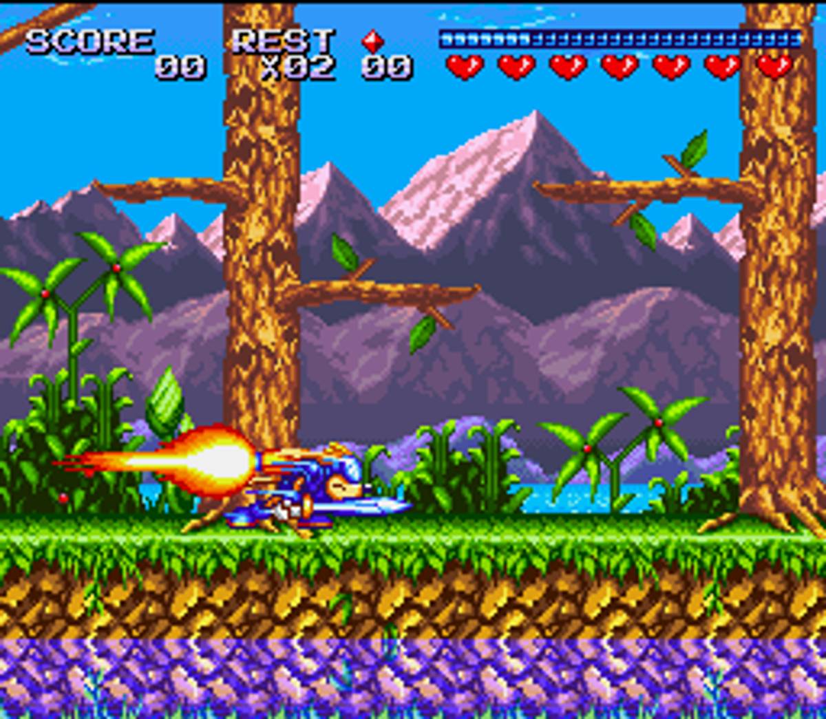 Sparkster ROM - SNES screenshot 5