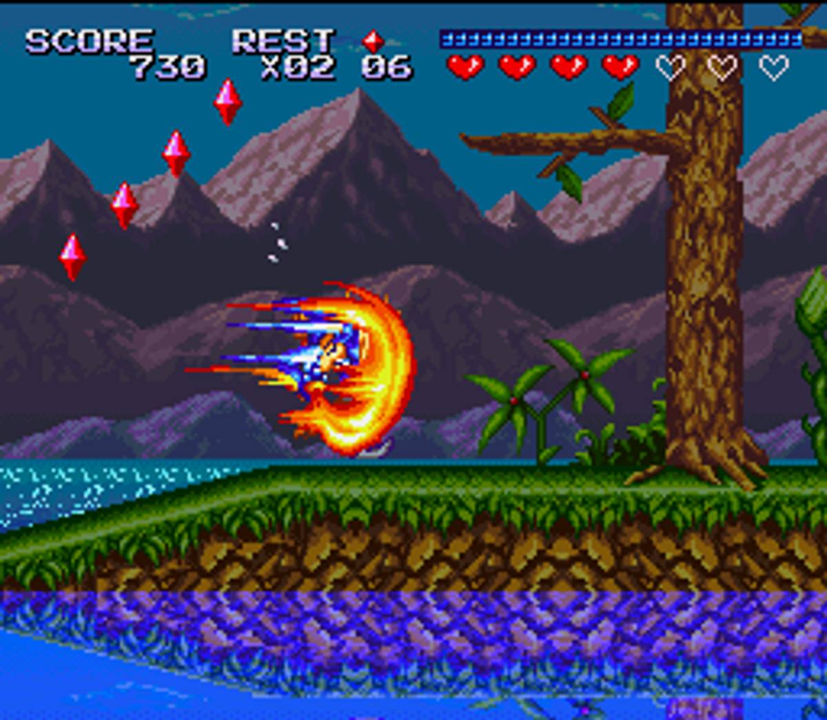 Sparkster ROM - SNES screenshot 7