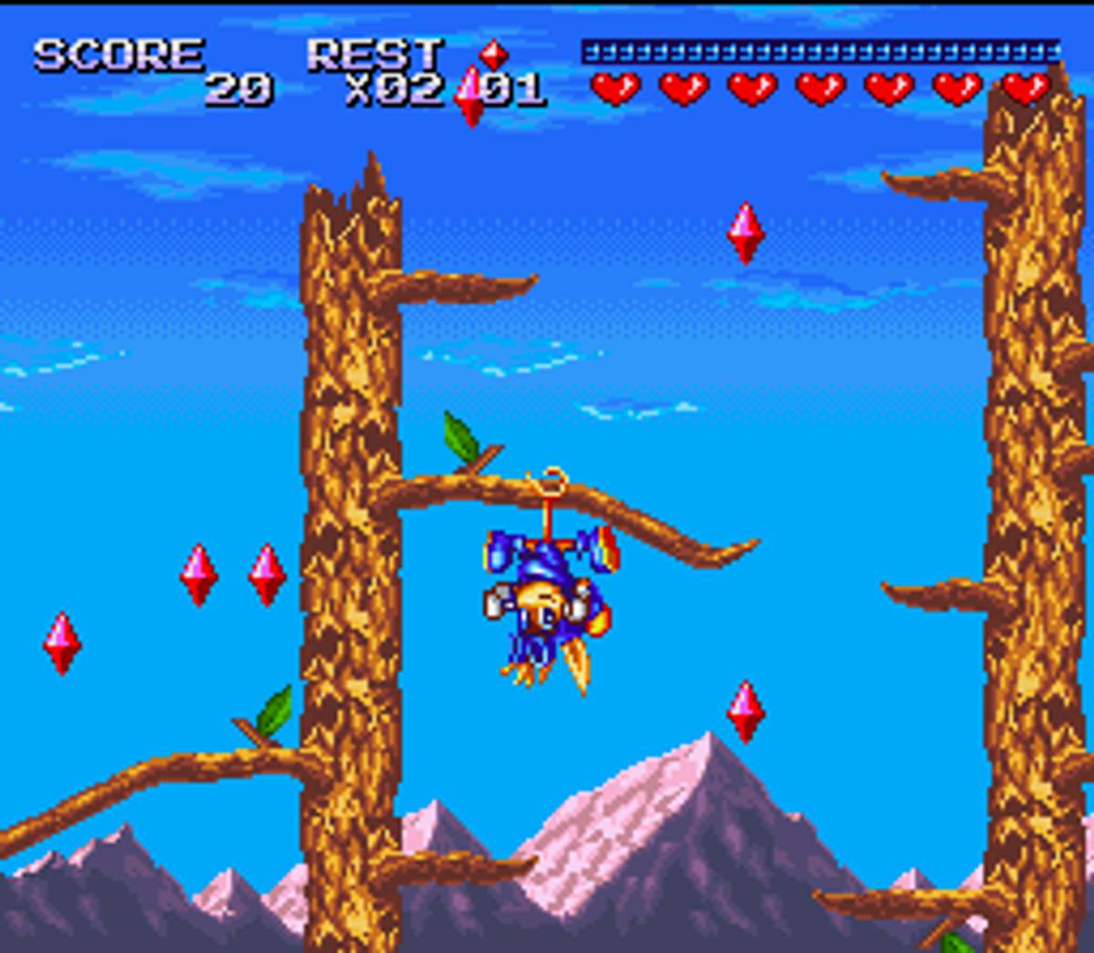 Sparkster ROM - SNES screenshot 8