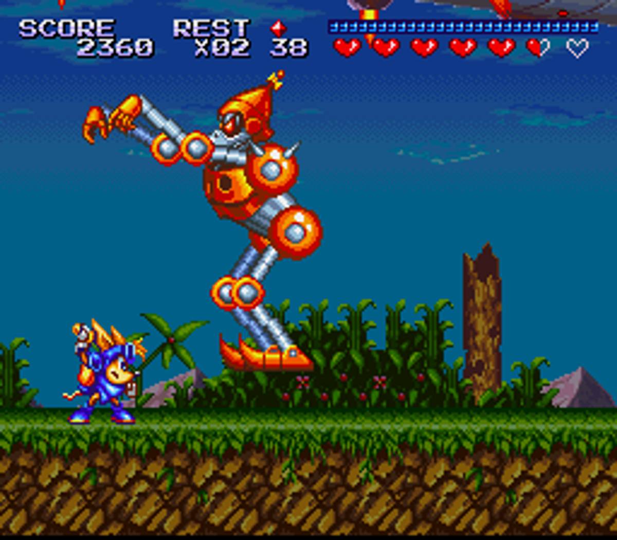 Sparkster ROM - SNES screenshot 9