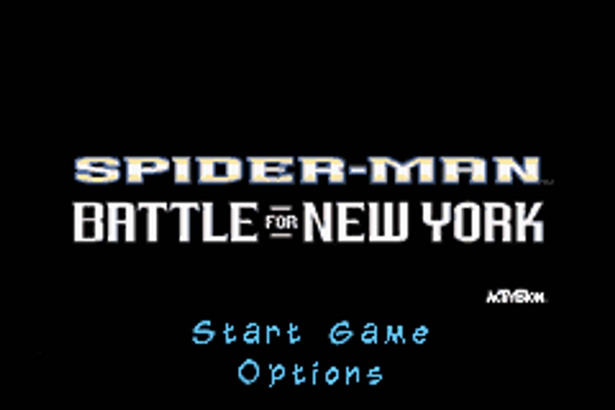 Spider-Man: Battle for New York ROM - GBA screenshot 1