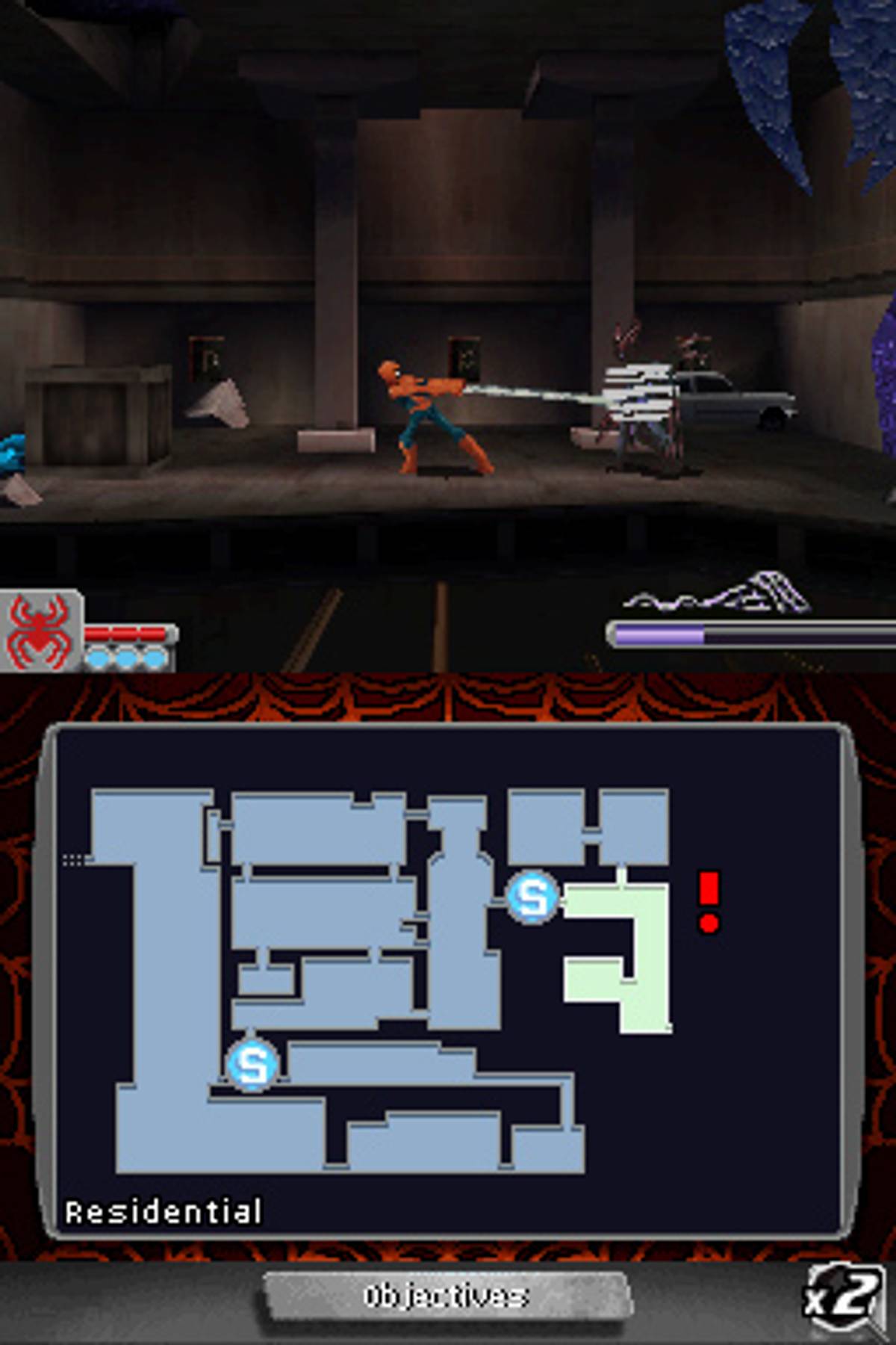 Spider-Man: Web of Shadows ROM - NDS screenshot 3