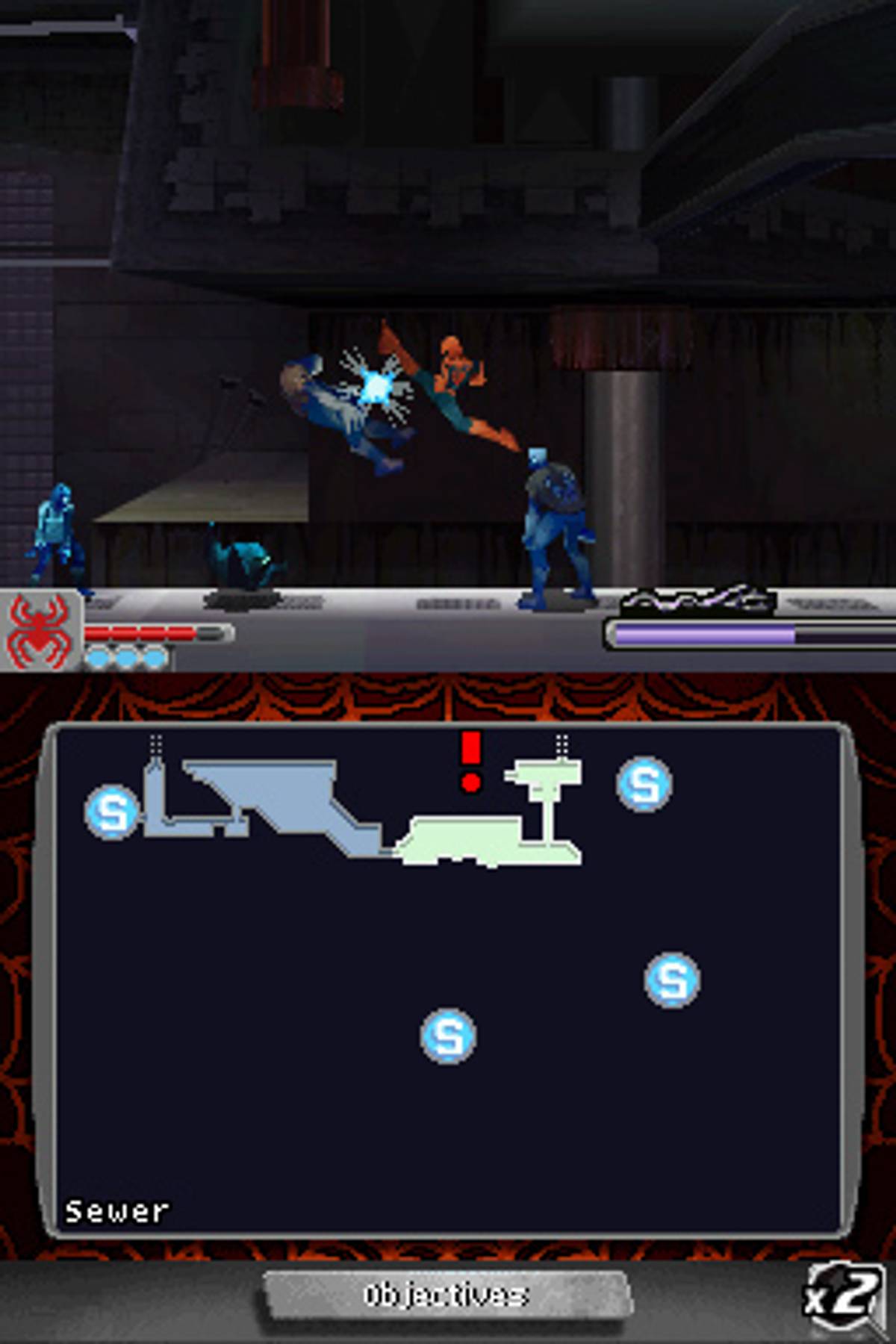 Spider-Man: Web of Shadows ROM - NDS screenshot 5