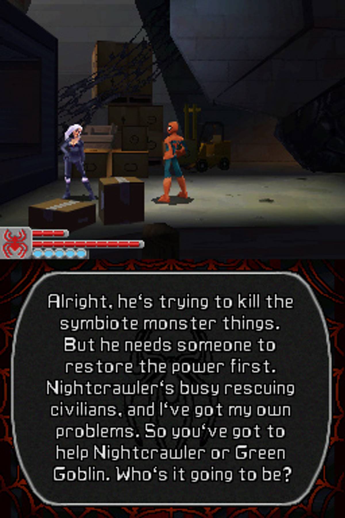 Spider-Man: Web of Shadows ROM - NDS screenshot 6