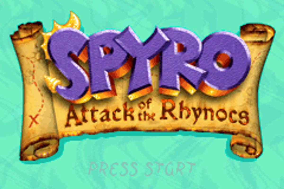 Spyro: Attack of the Rhynocs ROM - GBA screenshot 1