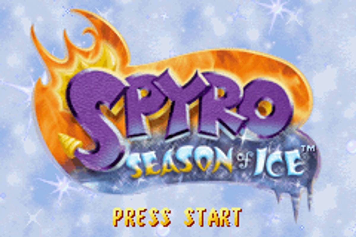 Spyro: Season of Ice ROM - GBA screenshot 1