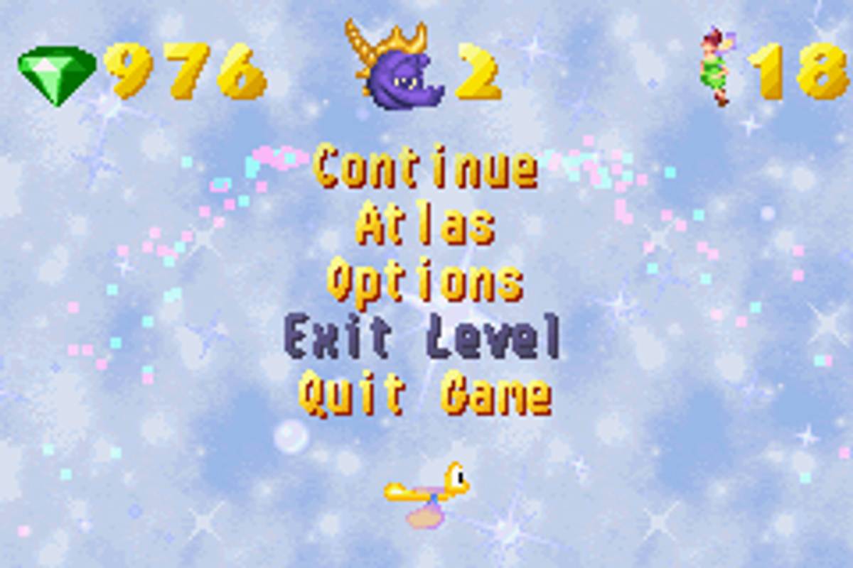 Spyro: Season of Ice ROM - GBA screenshot 2