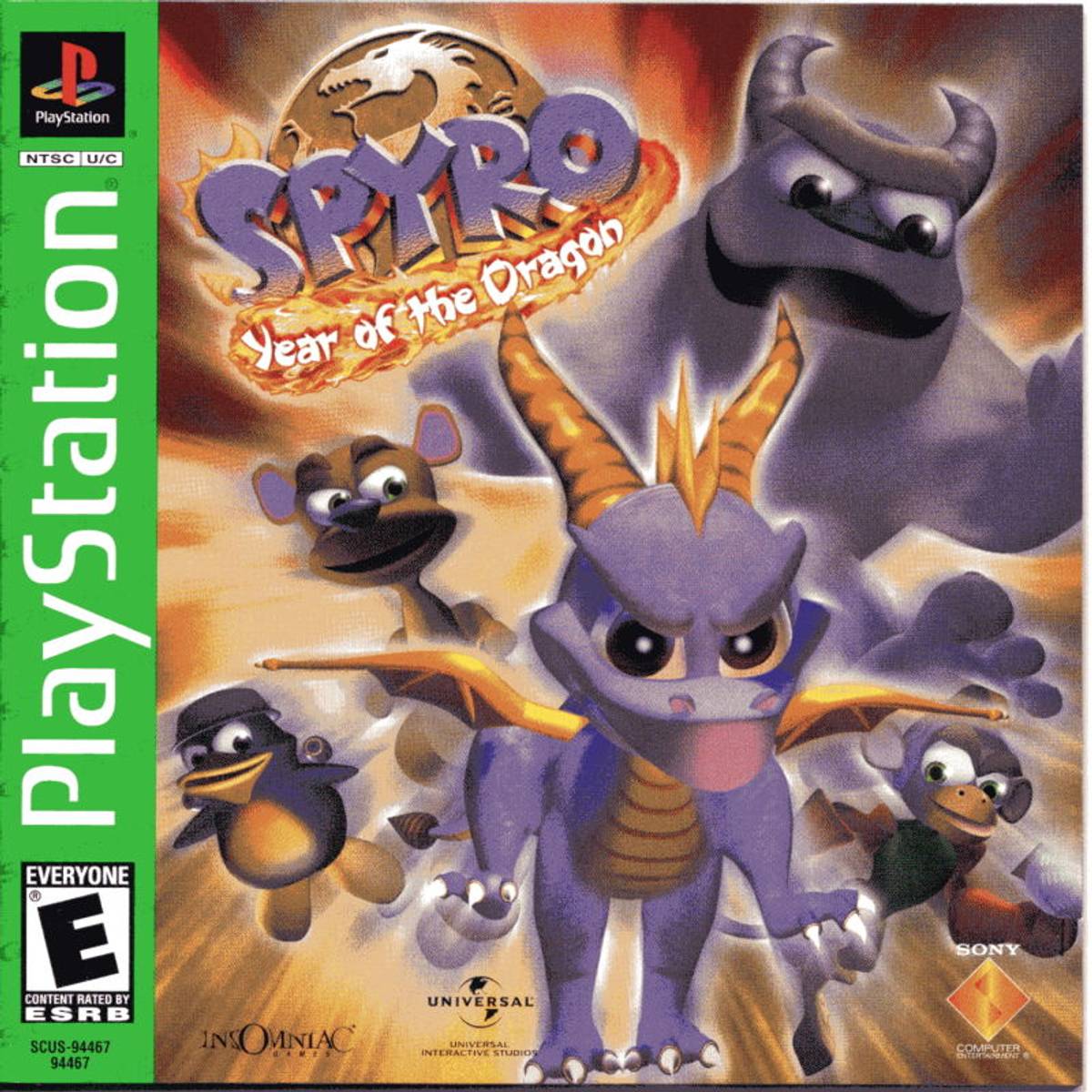 Download Torrent Spyro: Year of the Dragon ISO – PS1