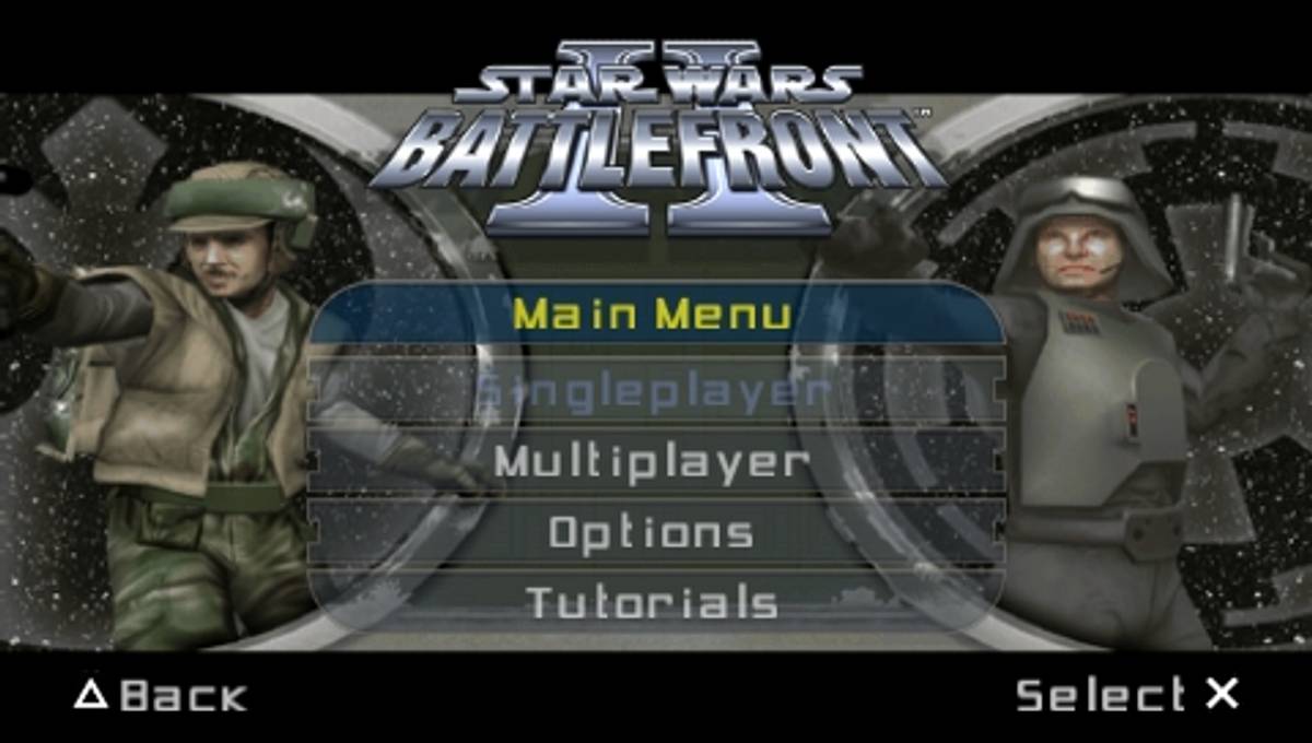 Star Wars: Battlefront II ISO - PSP screenshot 1