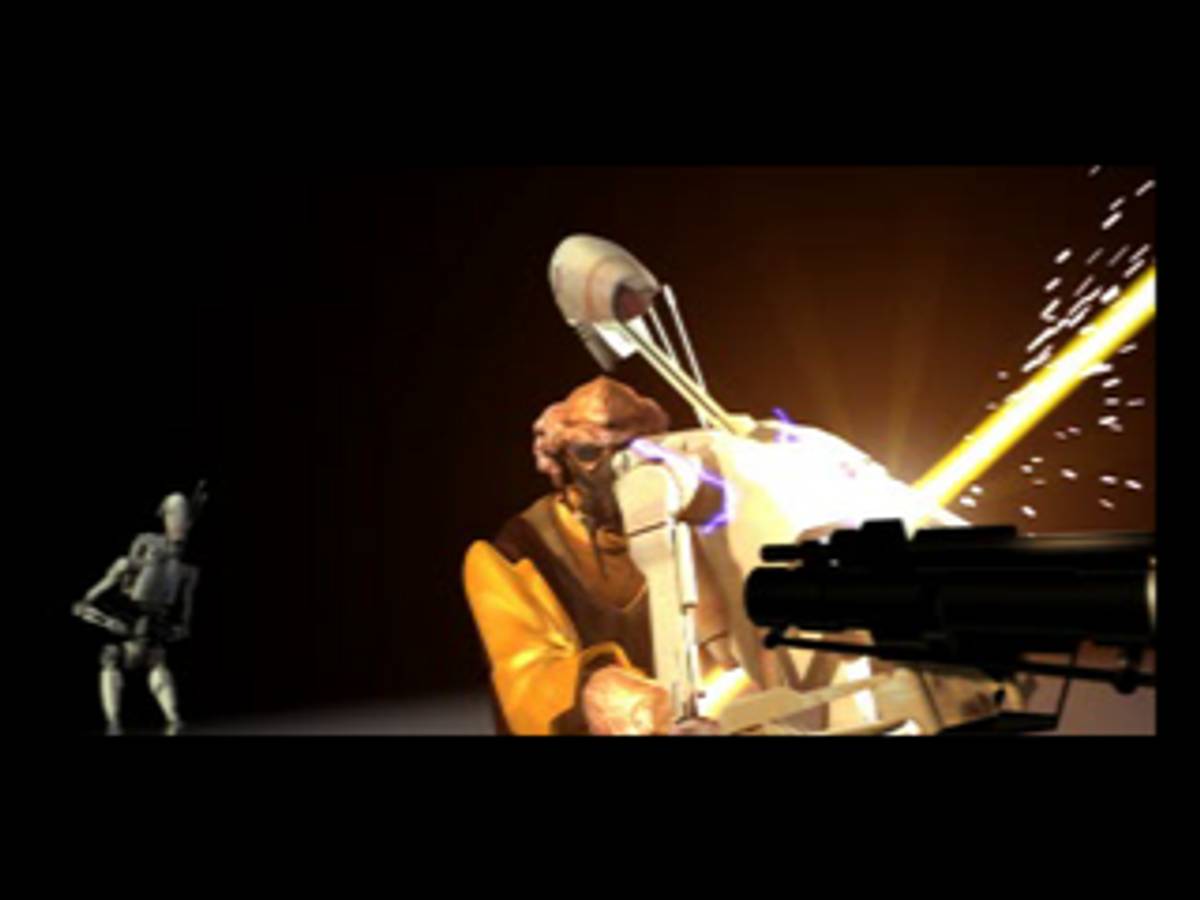 Star Wars: Episode I - Jedi Power Battles ISO - PS1 screenshot 2