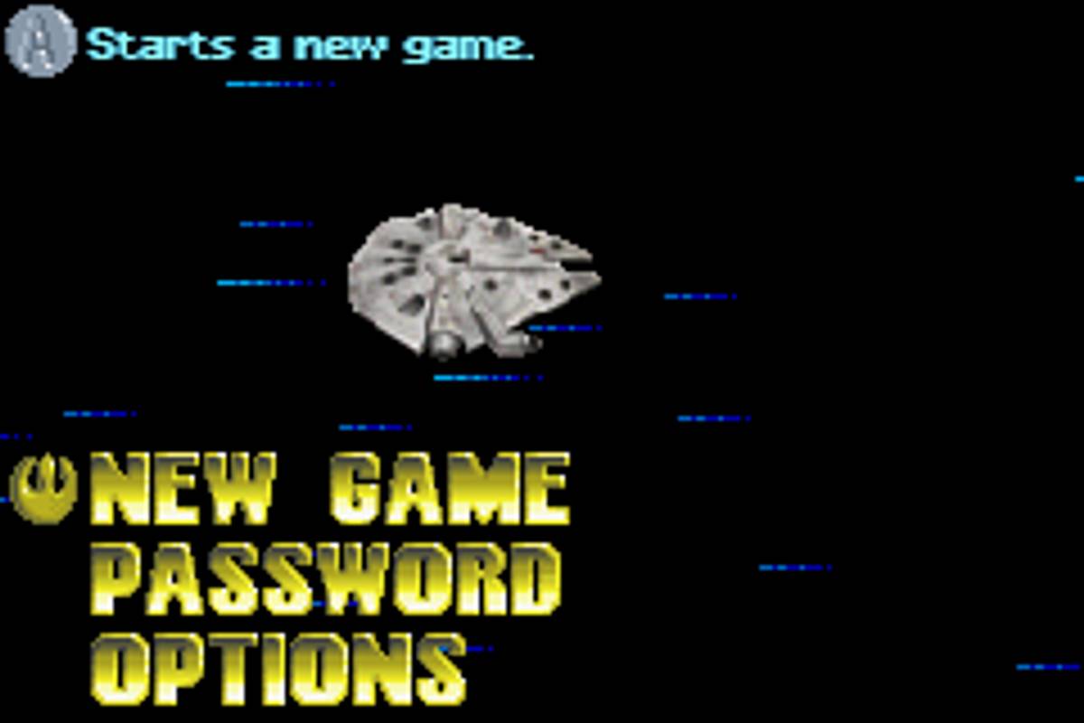 Star Wars: Flight of the Falcon ROM - GBA screenshot 3
