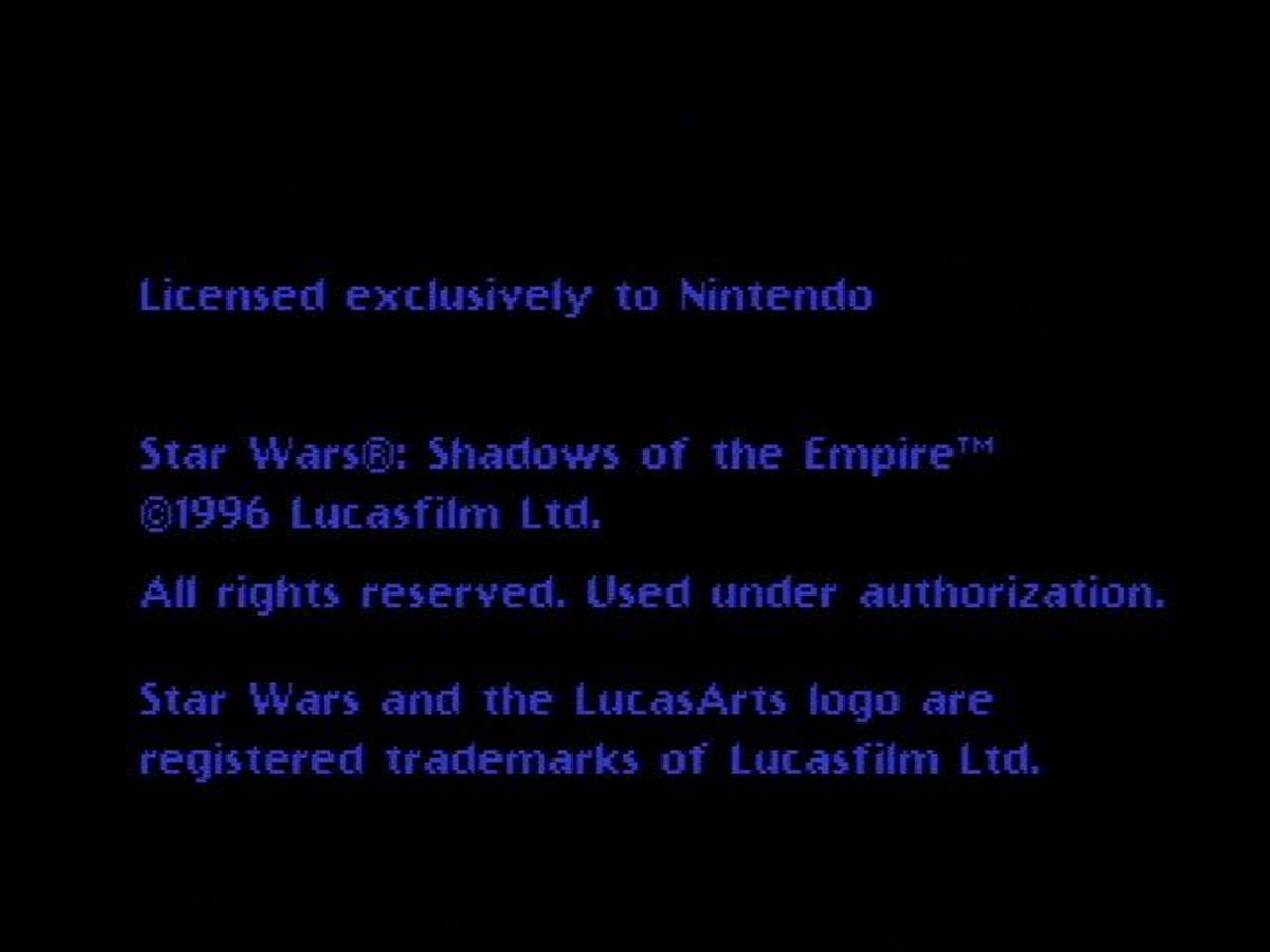 Star Wars: Shadows of the Empire ROM - N64 screenshot 2